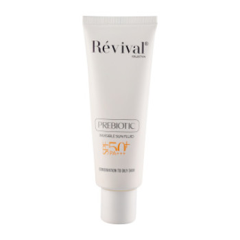 فلوئید ضد آفتاب بی رنگ رویوال SPF50 مناسب پوست چرب
